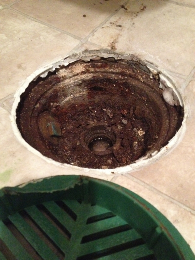 Floor Drains that are Clogged Plugged or Backing-Up 